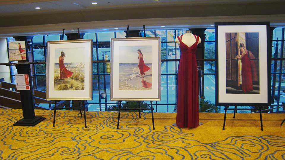 Watercolor paintings displayed at ArtPrize 2010