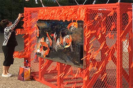 Color Me Orange&mdash;Color Me Kind at the beginning of ArtPrize Eight