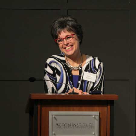 Pamela speaking