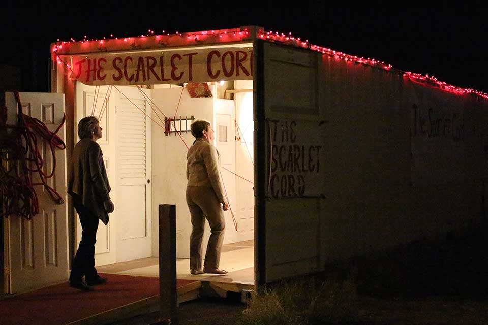 The Scarlet Cord at night in Phoenix