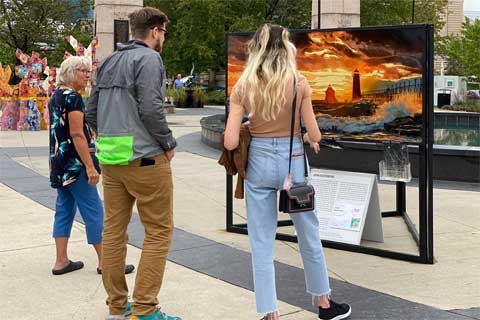 Postcards From Home by John Katerberg - Part of the Voices Project at ArtPrize 2021