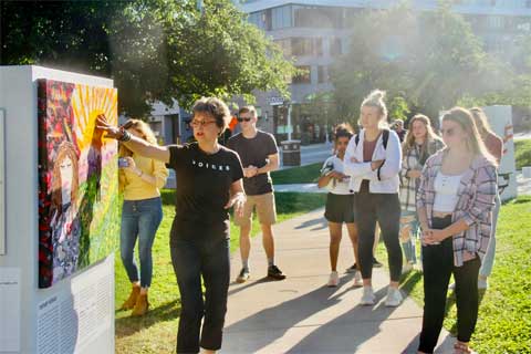 Public tours of Voices Project during ArtPrize 2021