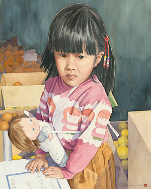 Companions - watercolor painting